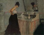 Gustave Caillebotte, The fem in front of the toilet table